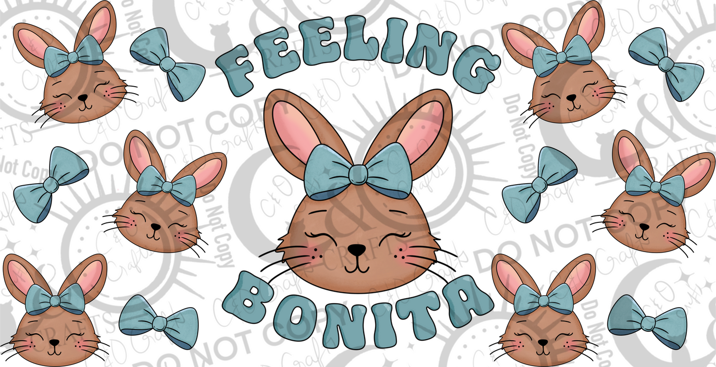 Bonita Bunny 16oz PNG