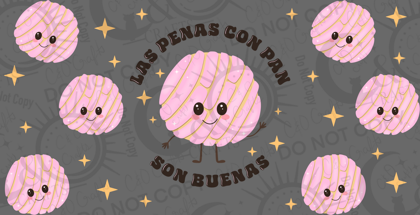 Penas con Pan 16oz PNG