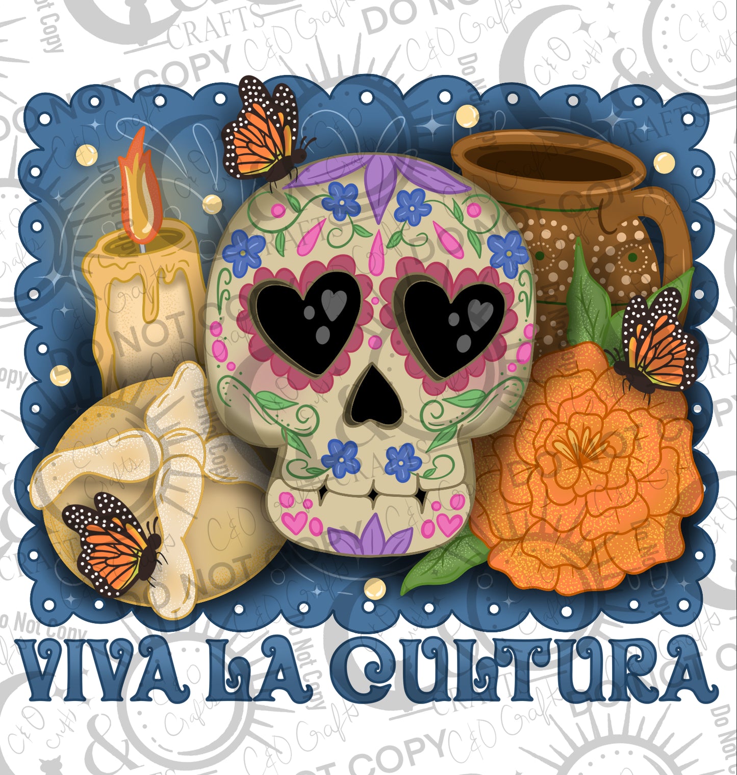Cultura Viva Blue PNG