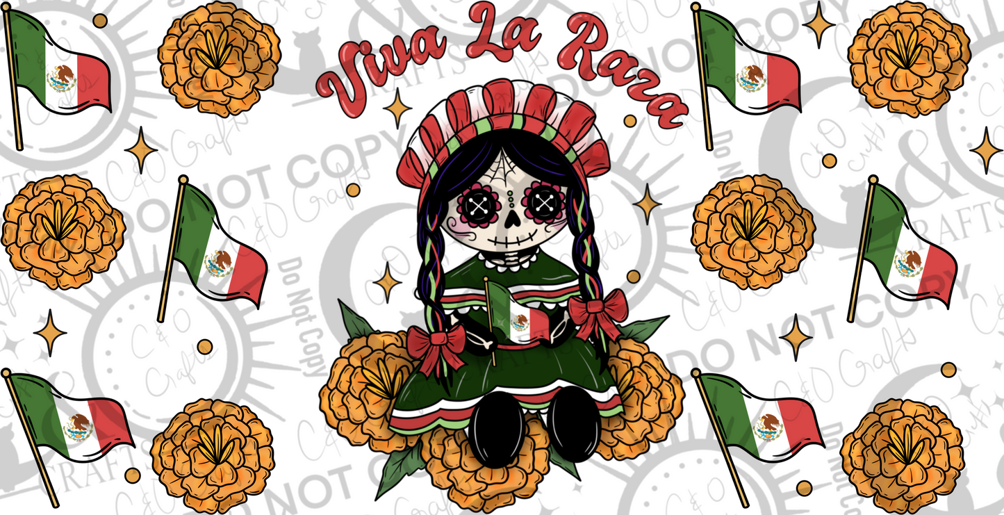Viva la Raza 16oz PNG