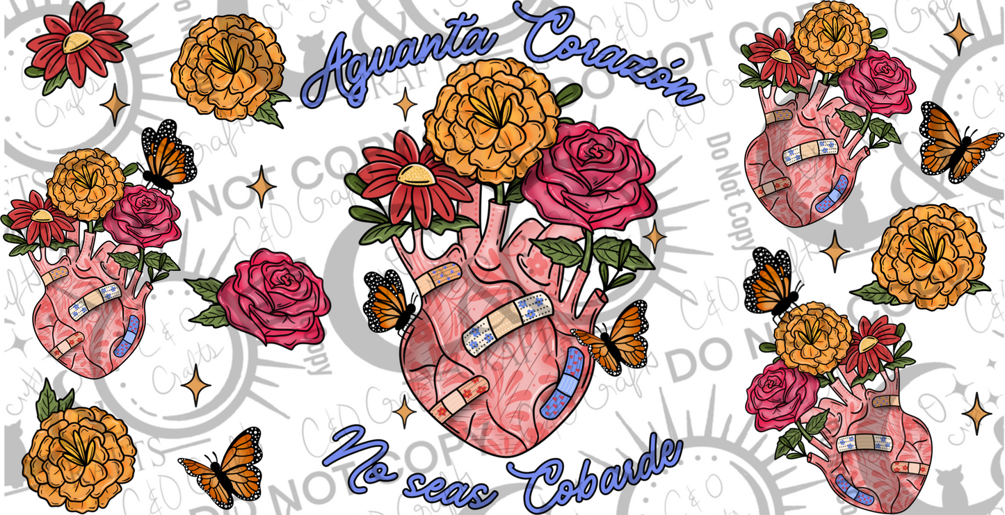 Aguanta Corazón 16oz PNG