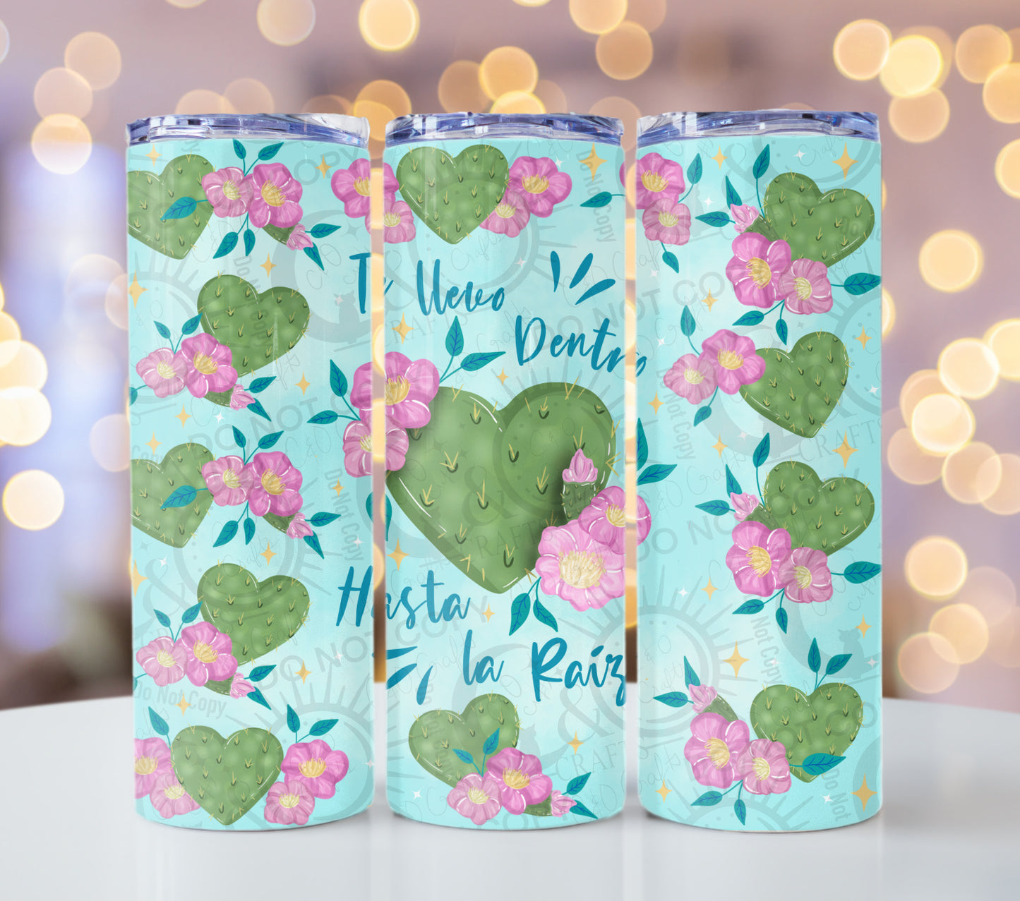 Hasta La Raíz 20oz Wrap PNG