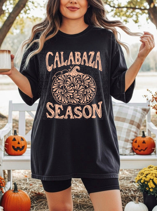 Calabaza Season PNGs (black/peach)
