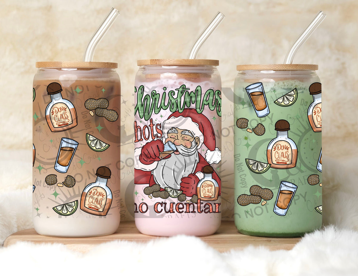 Christmas Shots 16oz PNG