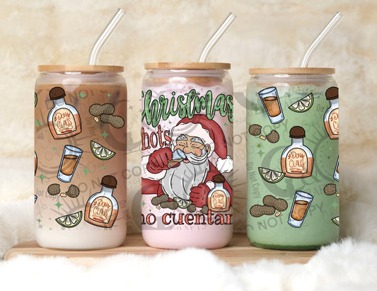 Christmas Shots 16oz PNG