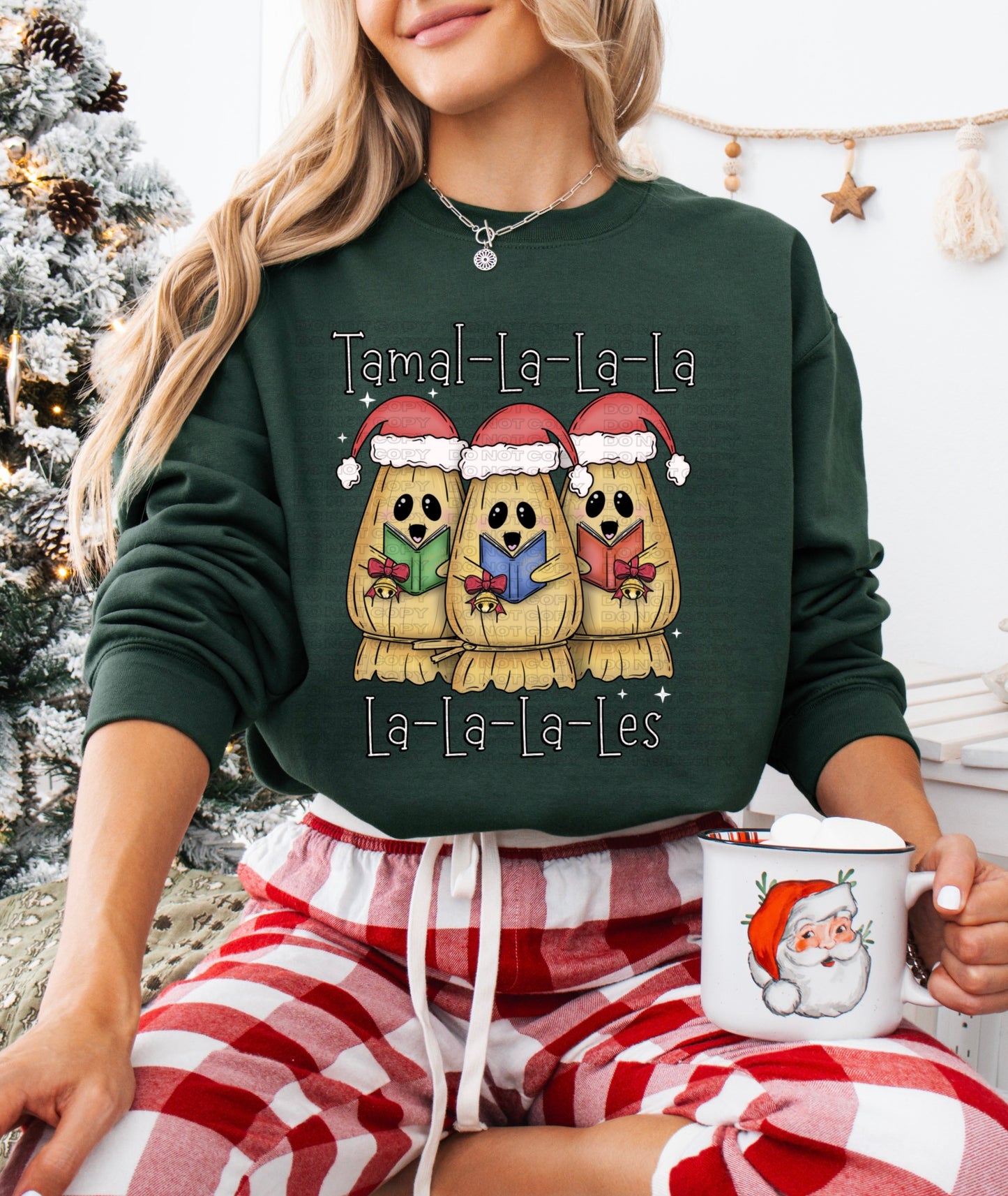 Villancico Tamales Inverted PNG