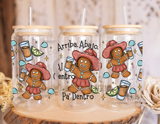 Gingerborracha Tequila & Gumdrops 16oz PNG