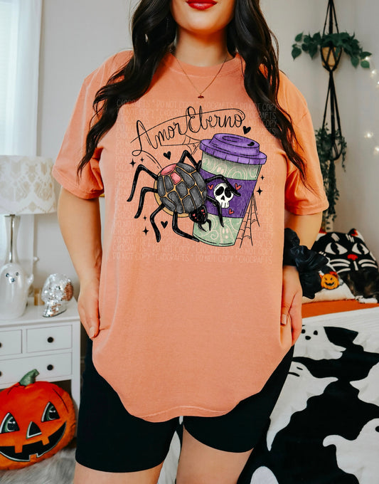 Spider Amor Eterno PNGs (black/White)