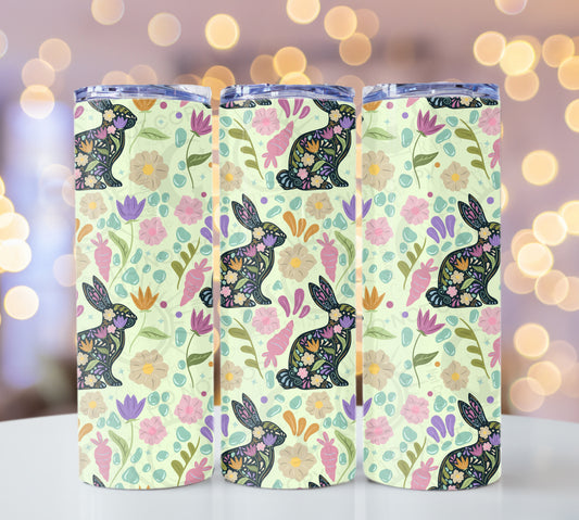 Talavera Bunny Seamless 20oz Wrap PNG
