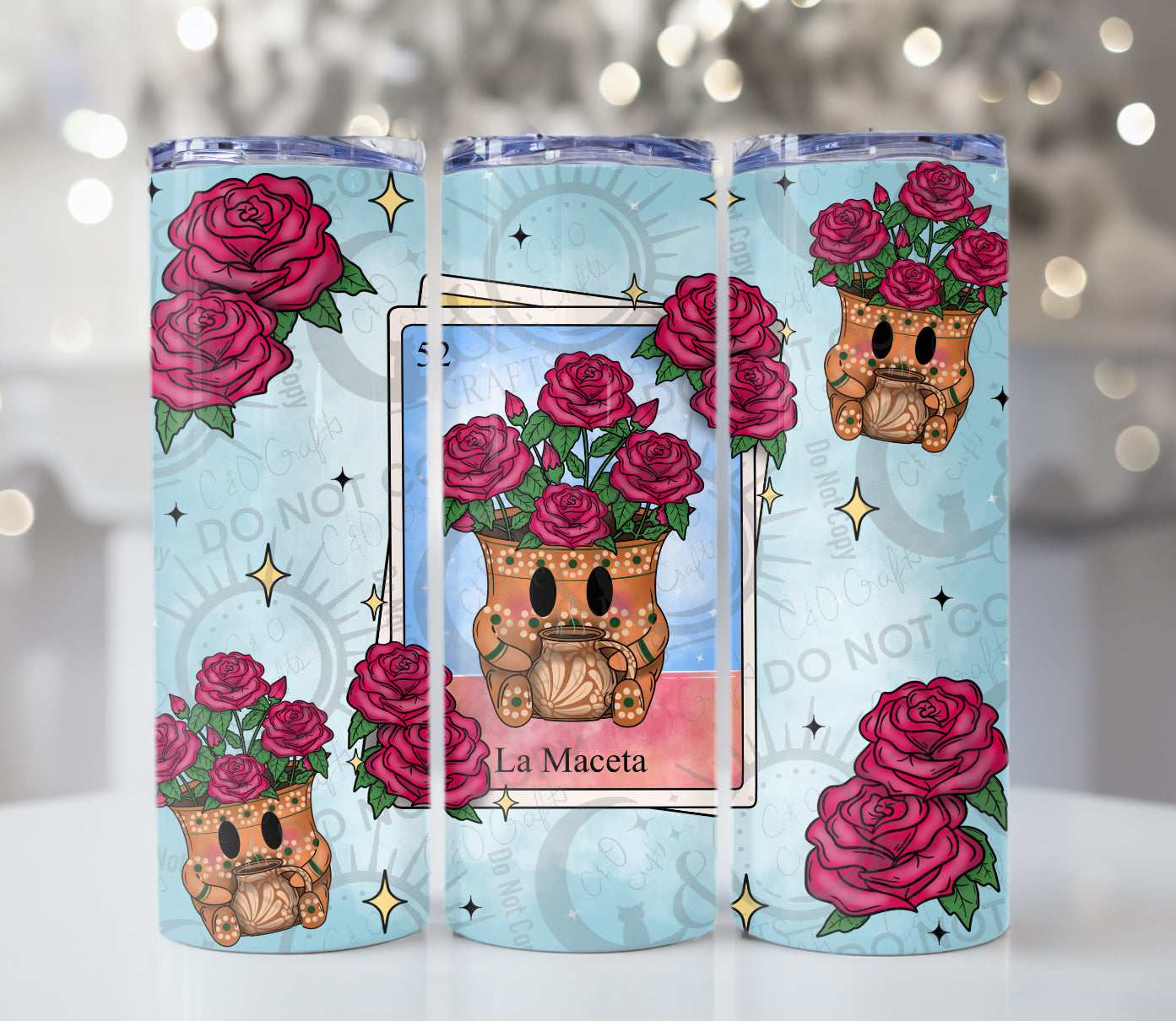 La Maceta 20oz Wrap PNG