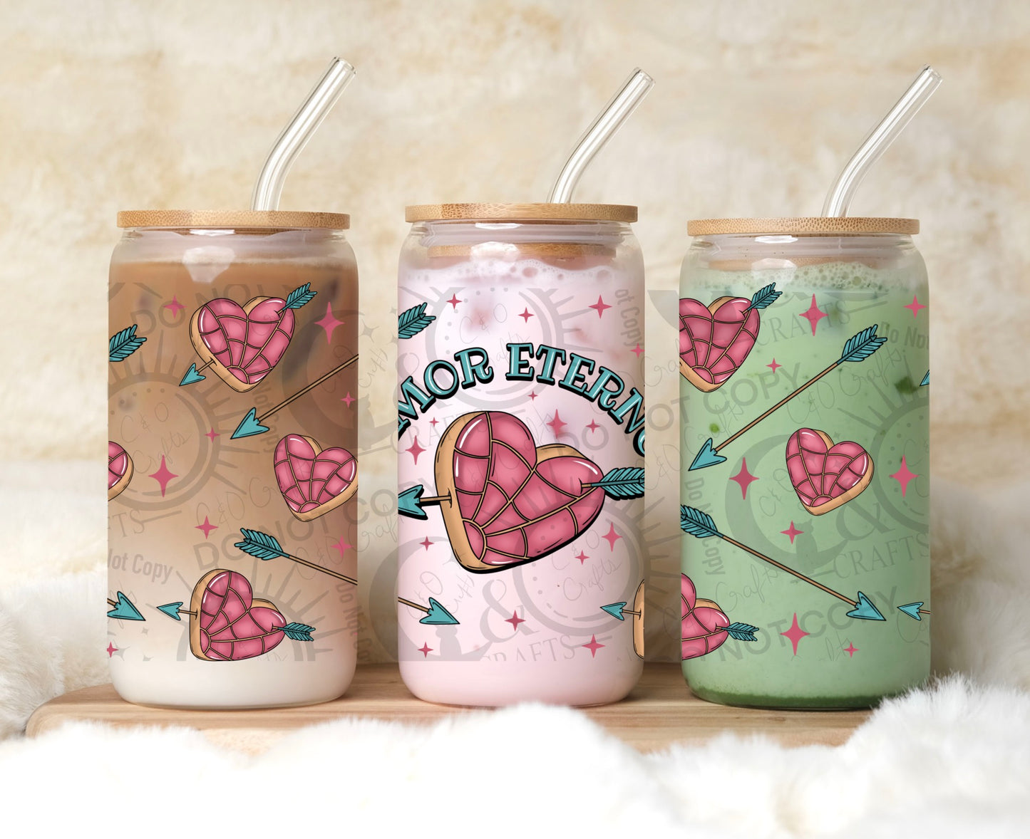 Amor Flechado 16oz PNG