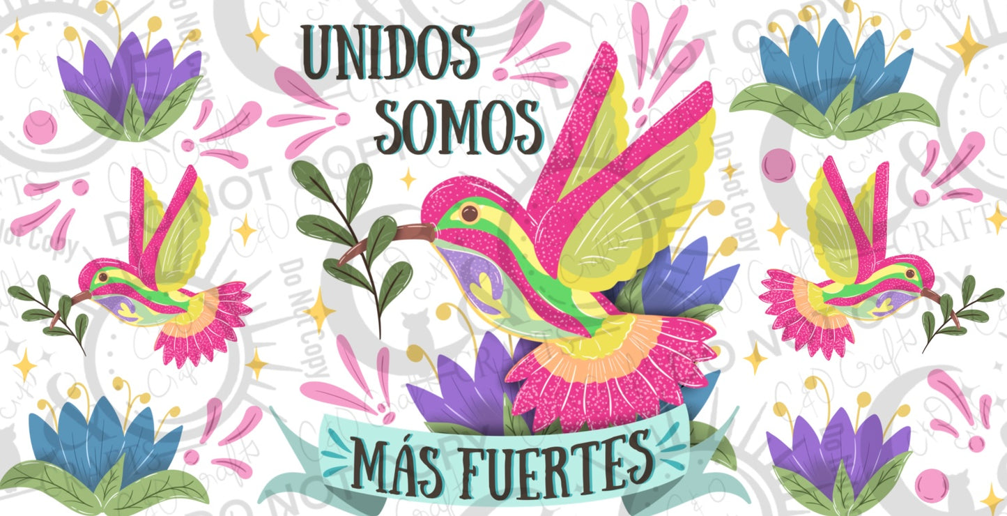 Peace Colibrí 16oz PNG