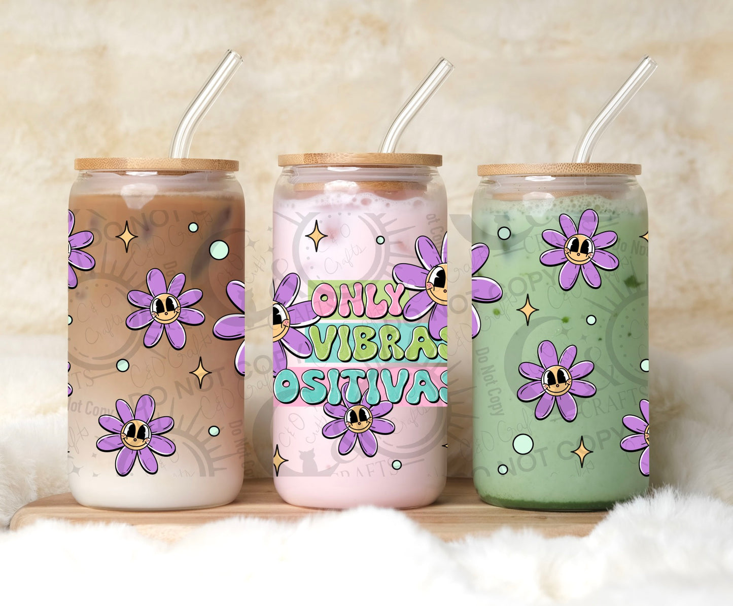 Vibras Positivas 16oz PNG