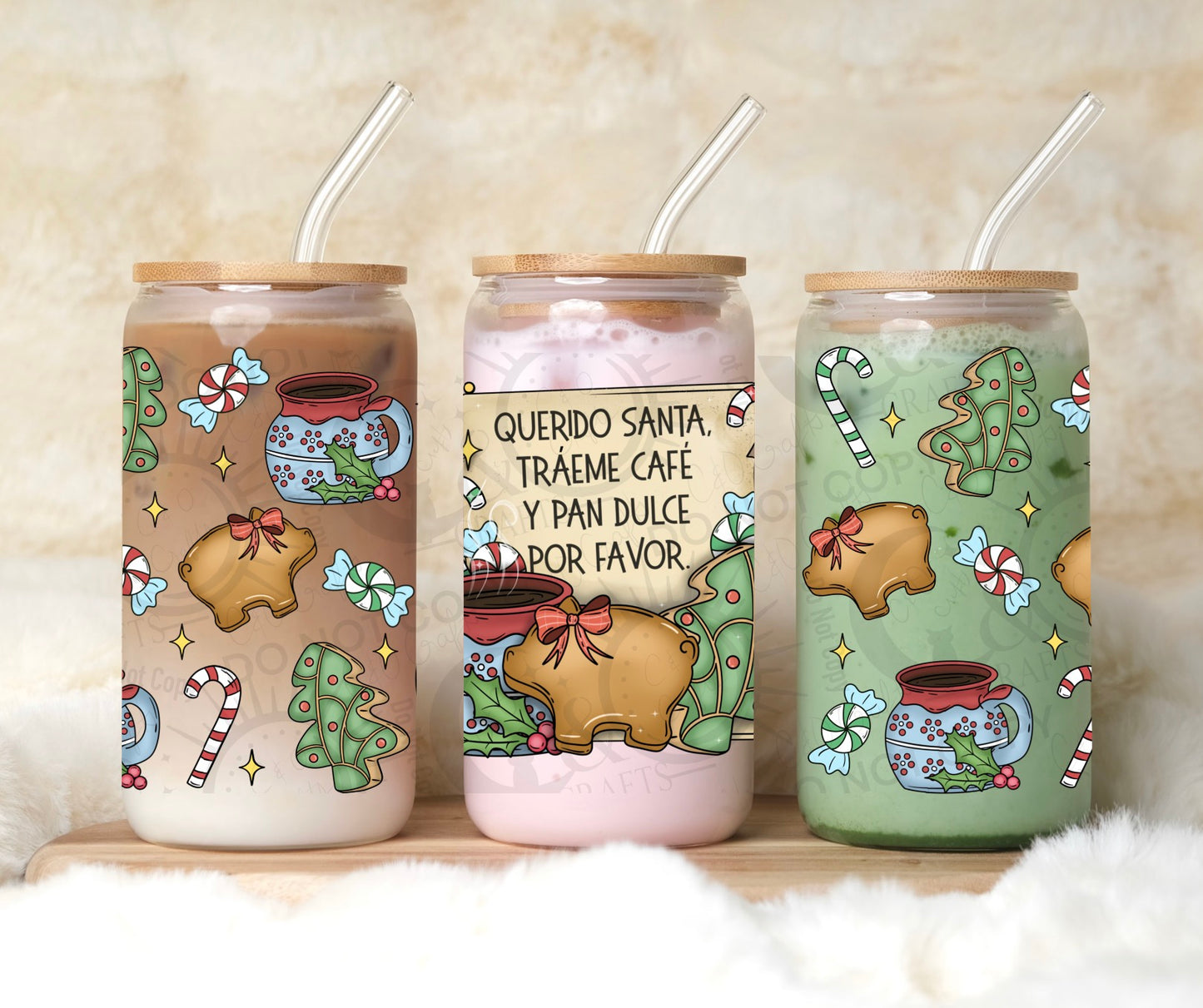 Querido Santa 16oz PNG