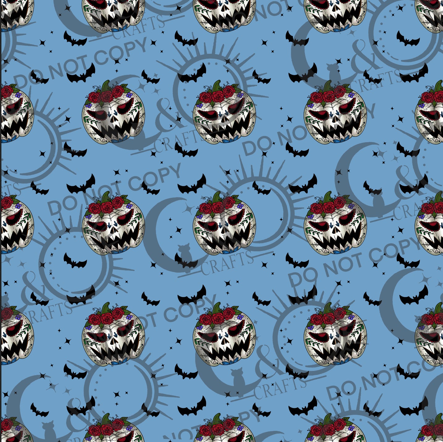 Espooky Pumpkin Seamless