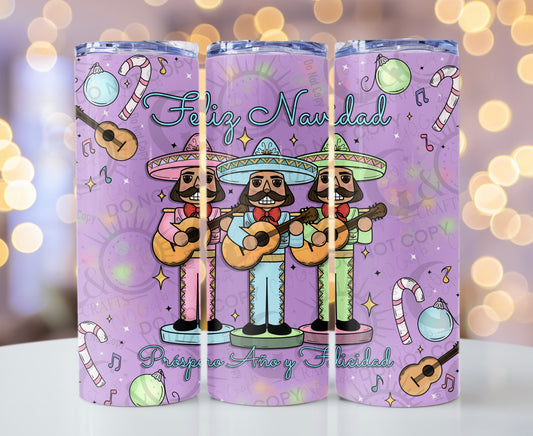 Mariachi Nutcrackers 20oz Wrap PNG