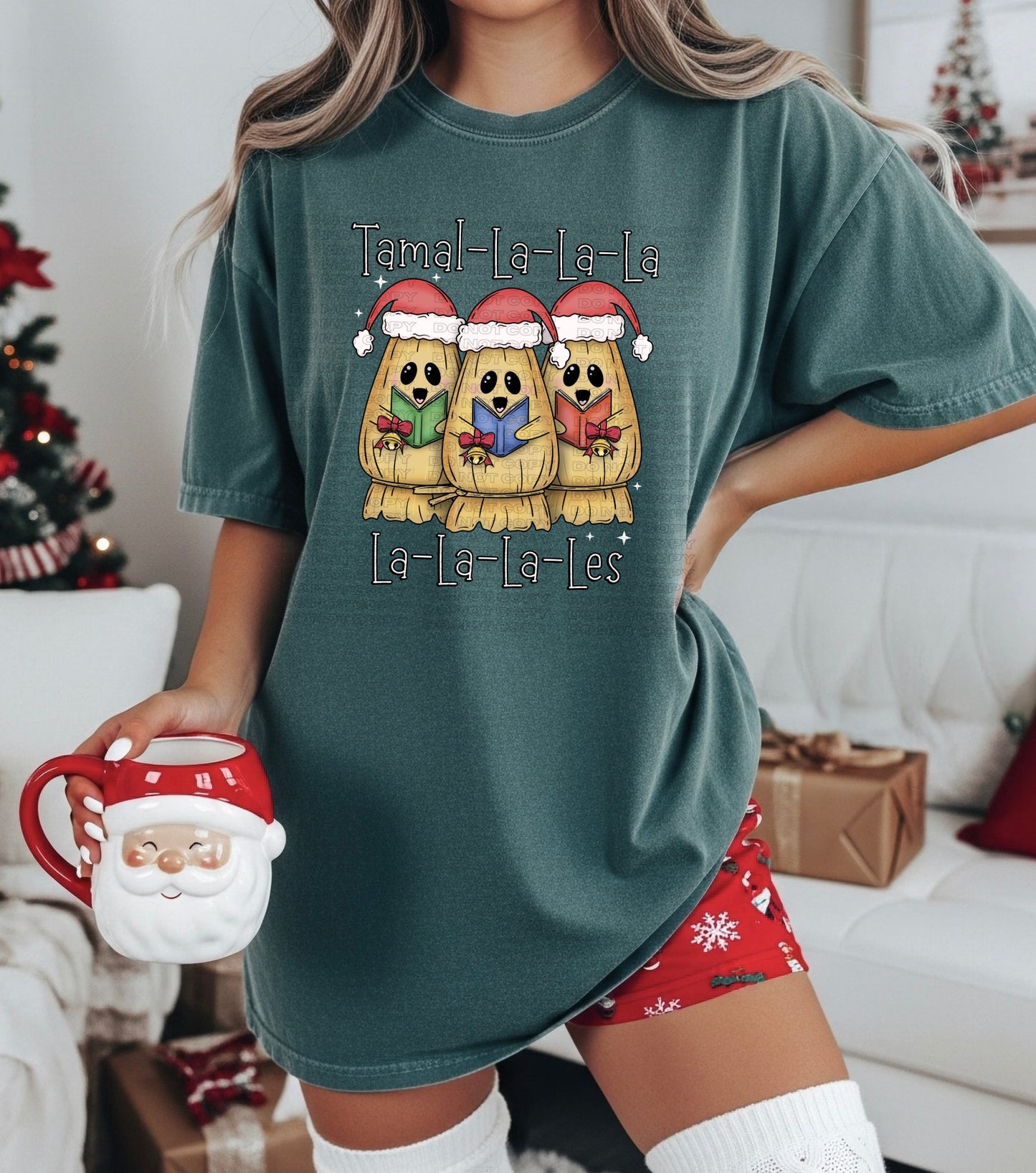 Villancico Tamales Inverted PNG