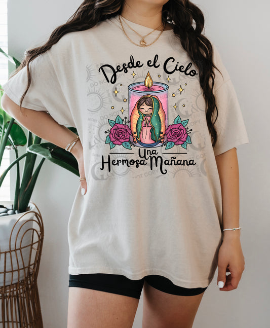 Virgencita Candle PNG