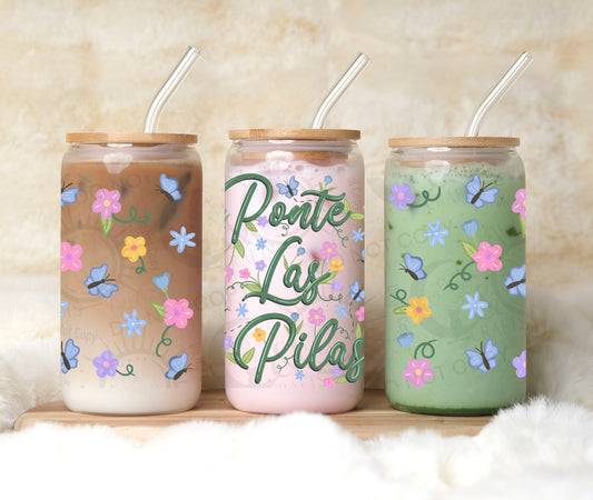 Ponte Pilas Floral 16oz PNG