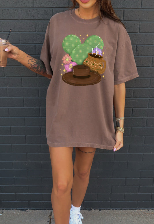 Cactus Mouse (Brown Hat) PNG