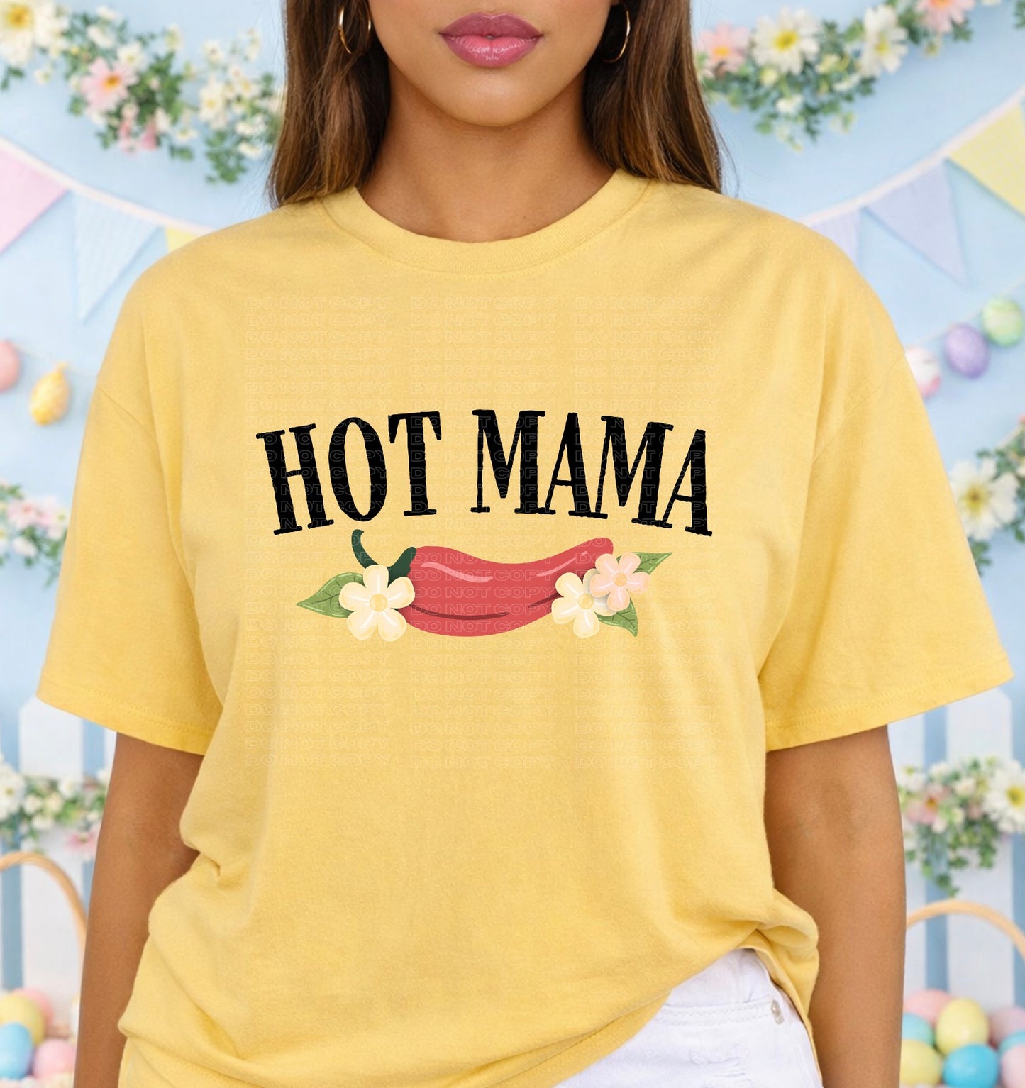 Hot Mama PNGs (black/white)
