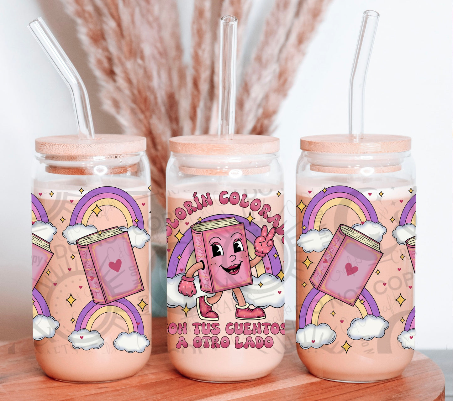 Colorín Colorado Pink 16oz PNG