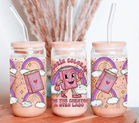 Colorín Colorado Pink 16oz PNG