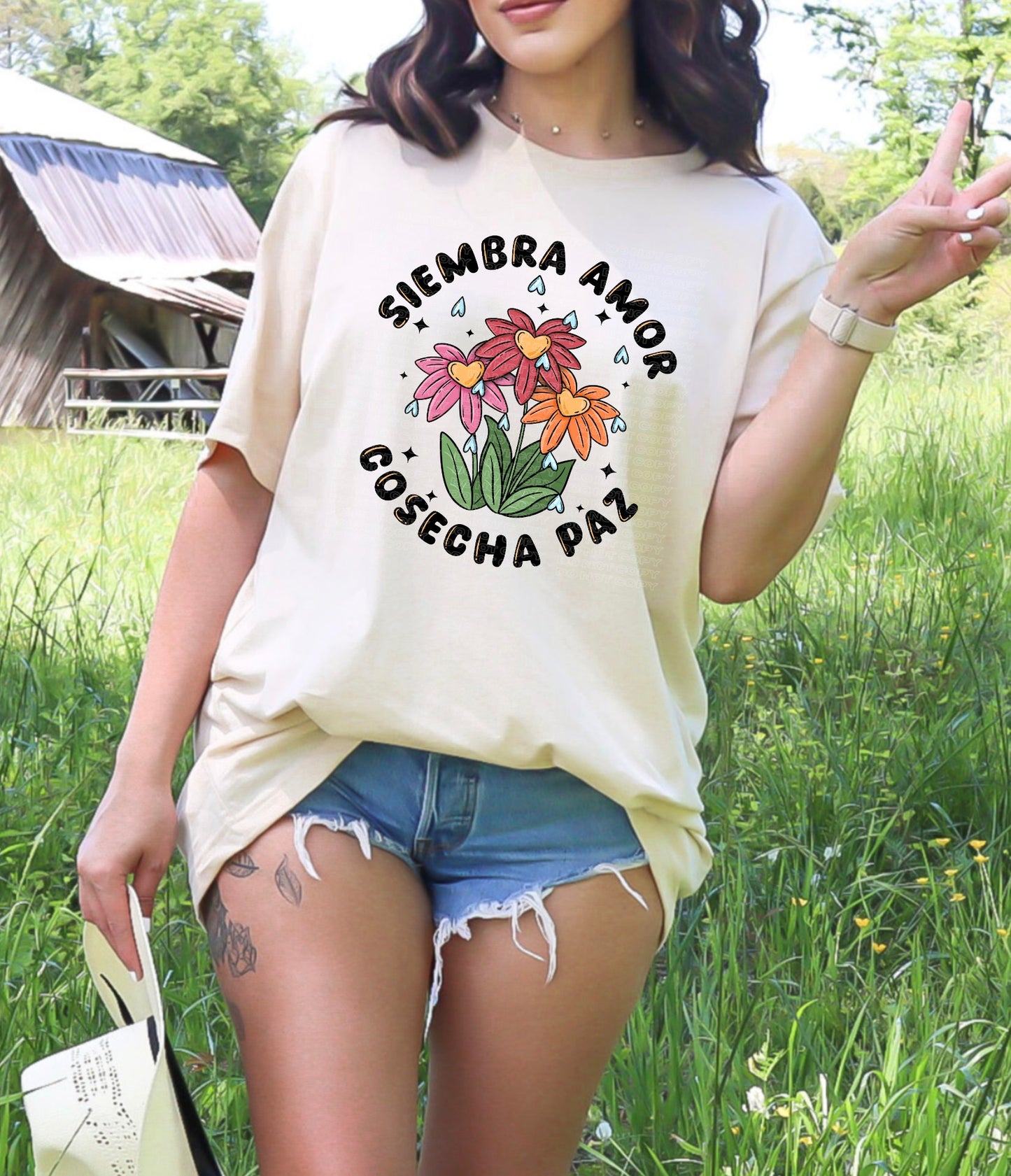 Siembra Amor PNGs (black/white)