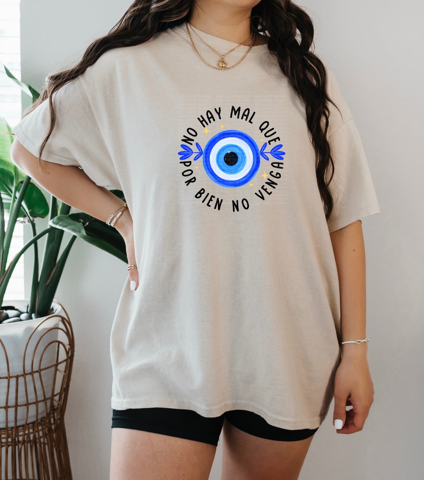 No Hay Mal Ojo PNGs (black/white)