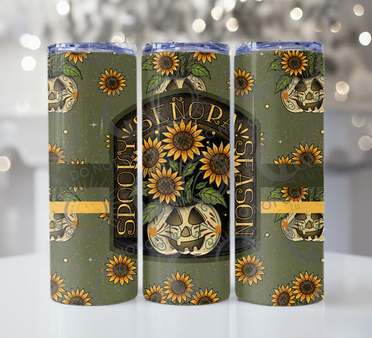 Spooky Señora Season 20oz Wrap PNG