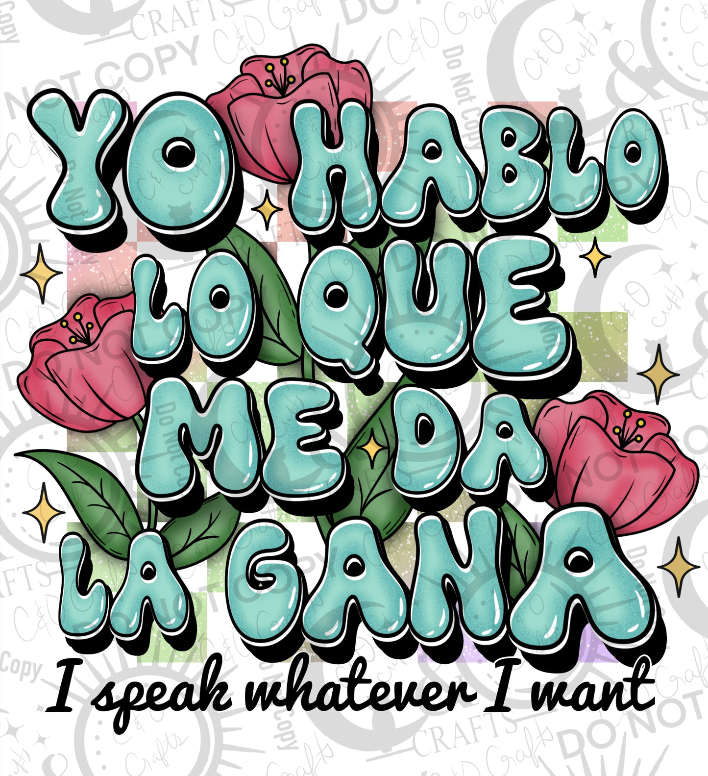 Hablo lo que Quiero PNG