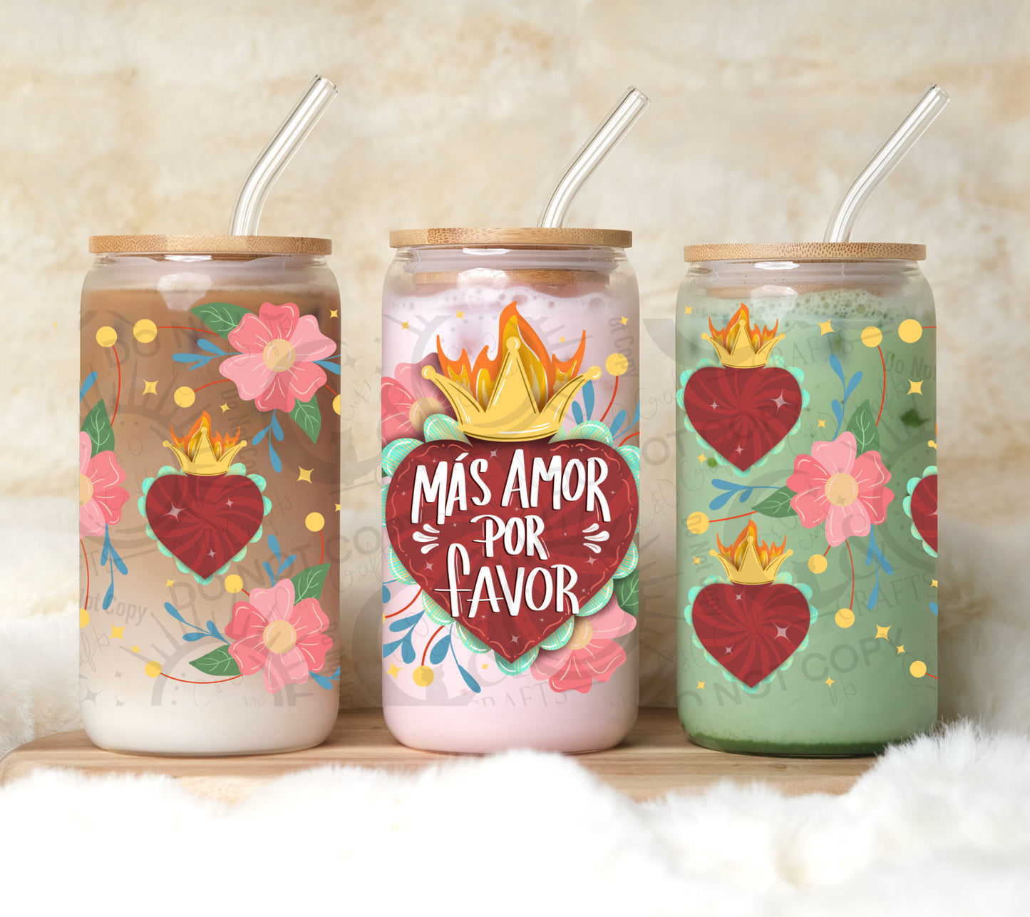 Más Amor 16oz PNG