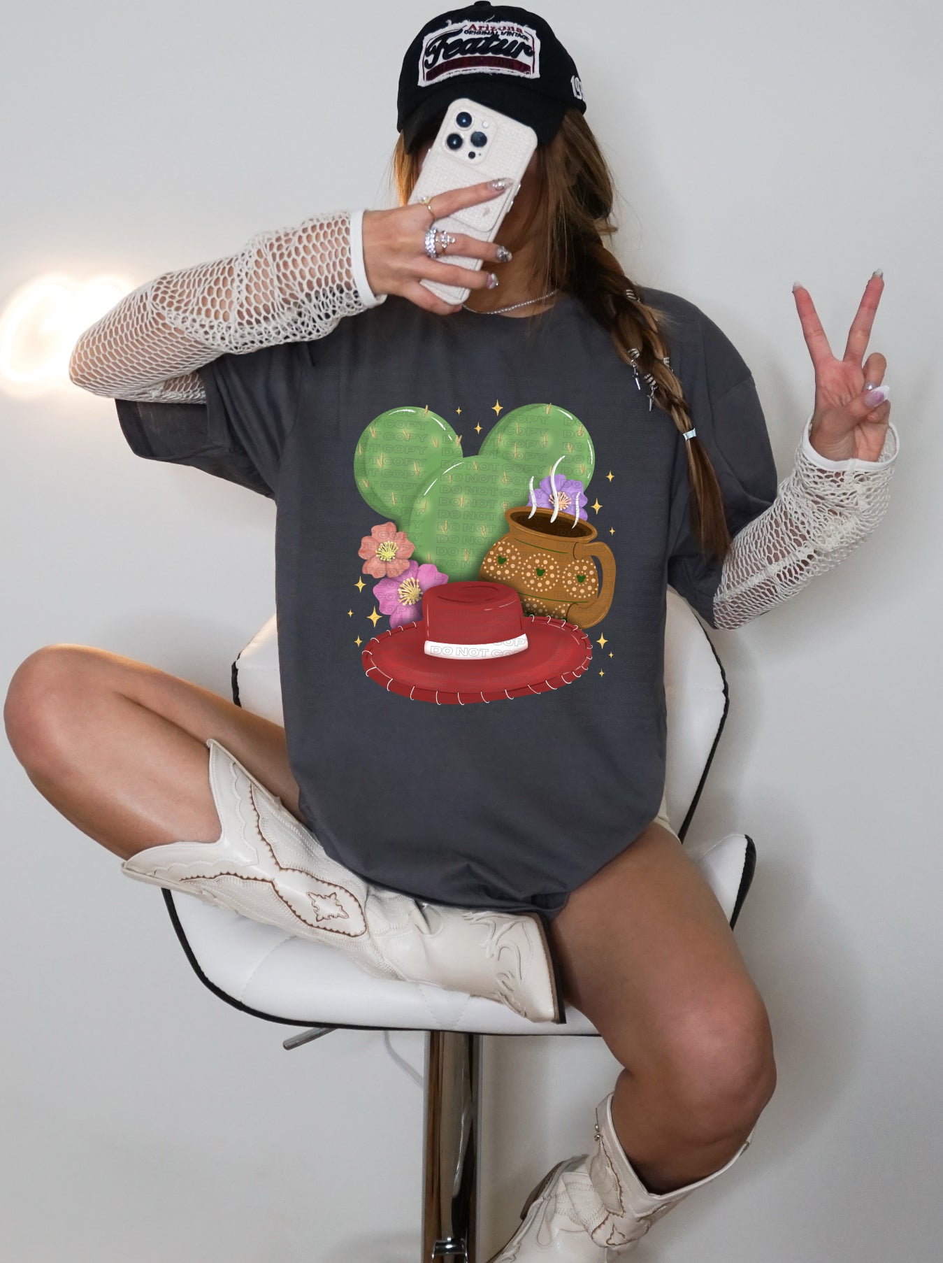 Cactus Mouse (Red Hat) PNG
