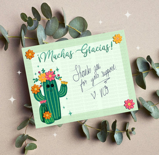 Cactus Insert Card PNG