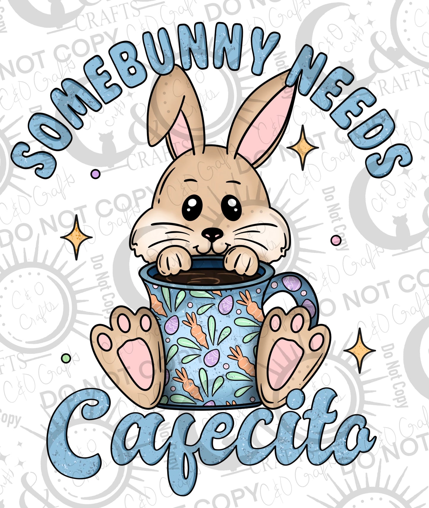 Bunny Cafecito PNG