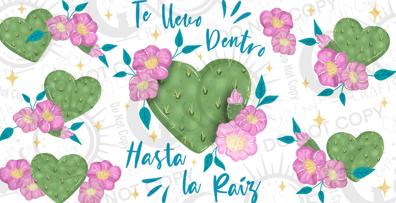 Hasta la Raiz Nopales 16oz PNG