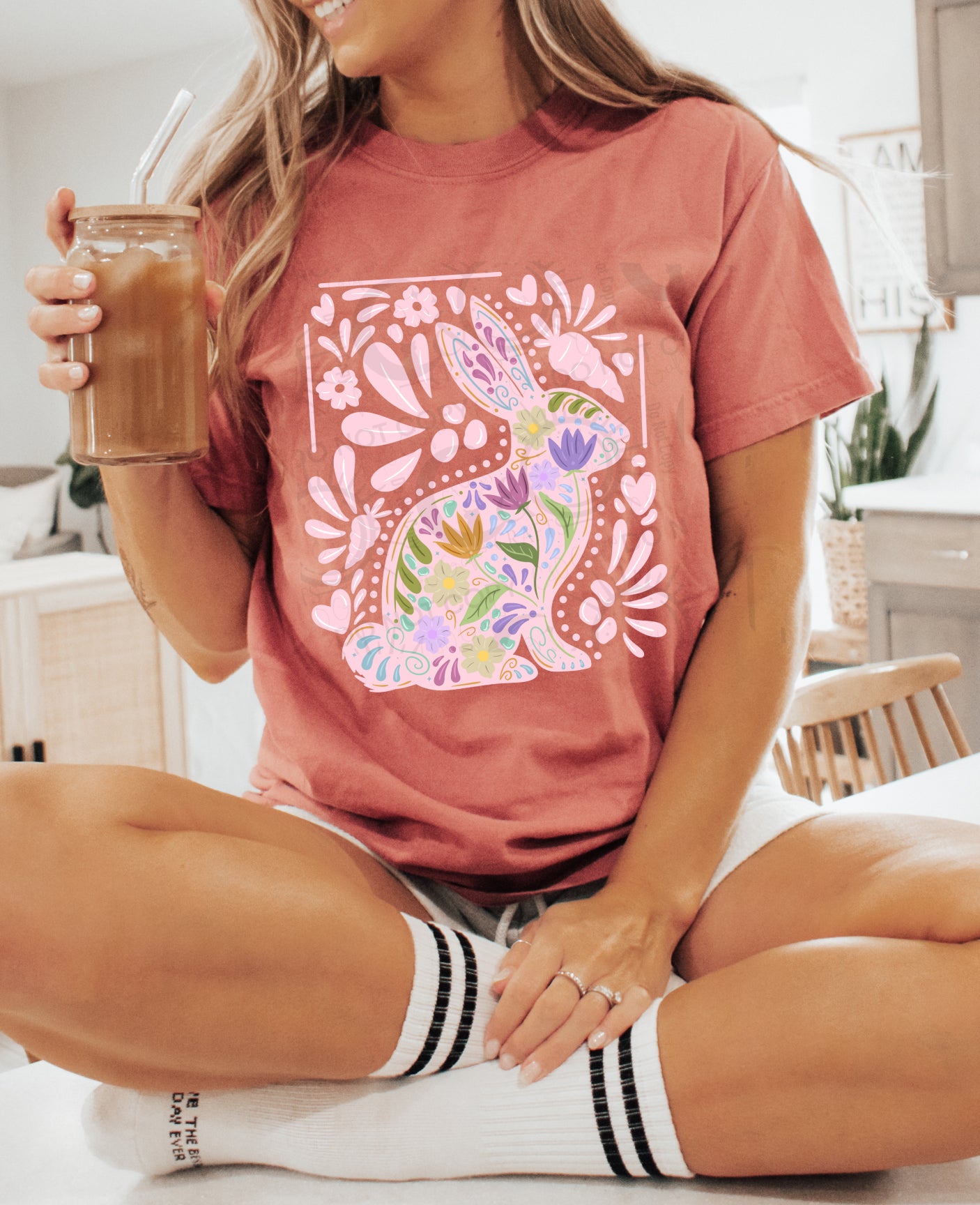 Talavera Bunny Pink PNG