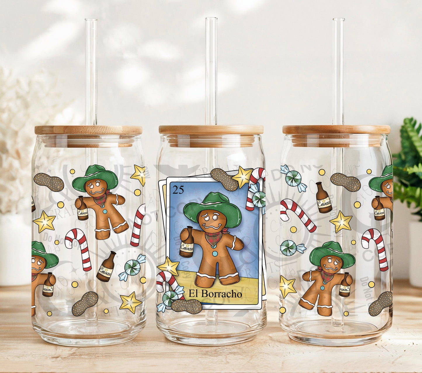 El Borracho 16oz PNG