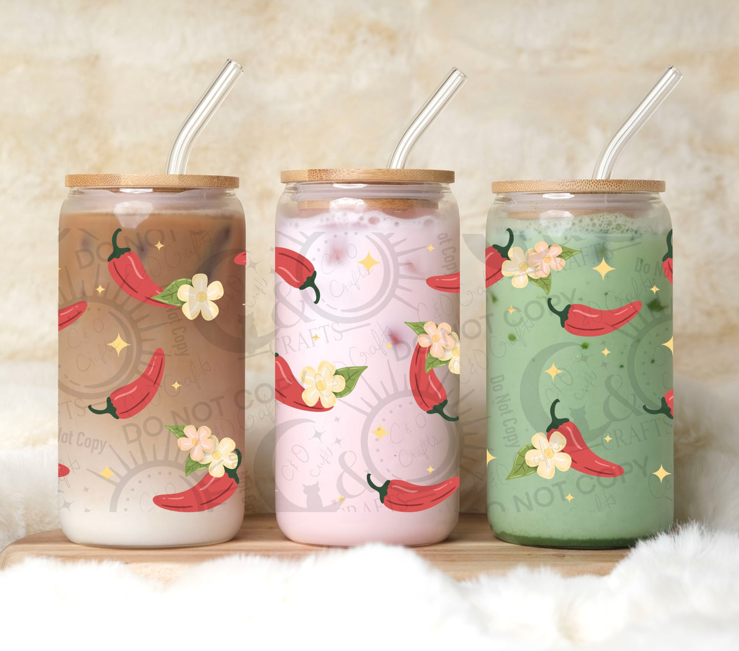 Chile peppers 16oz PNG