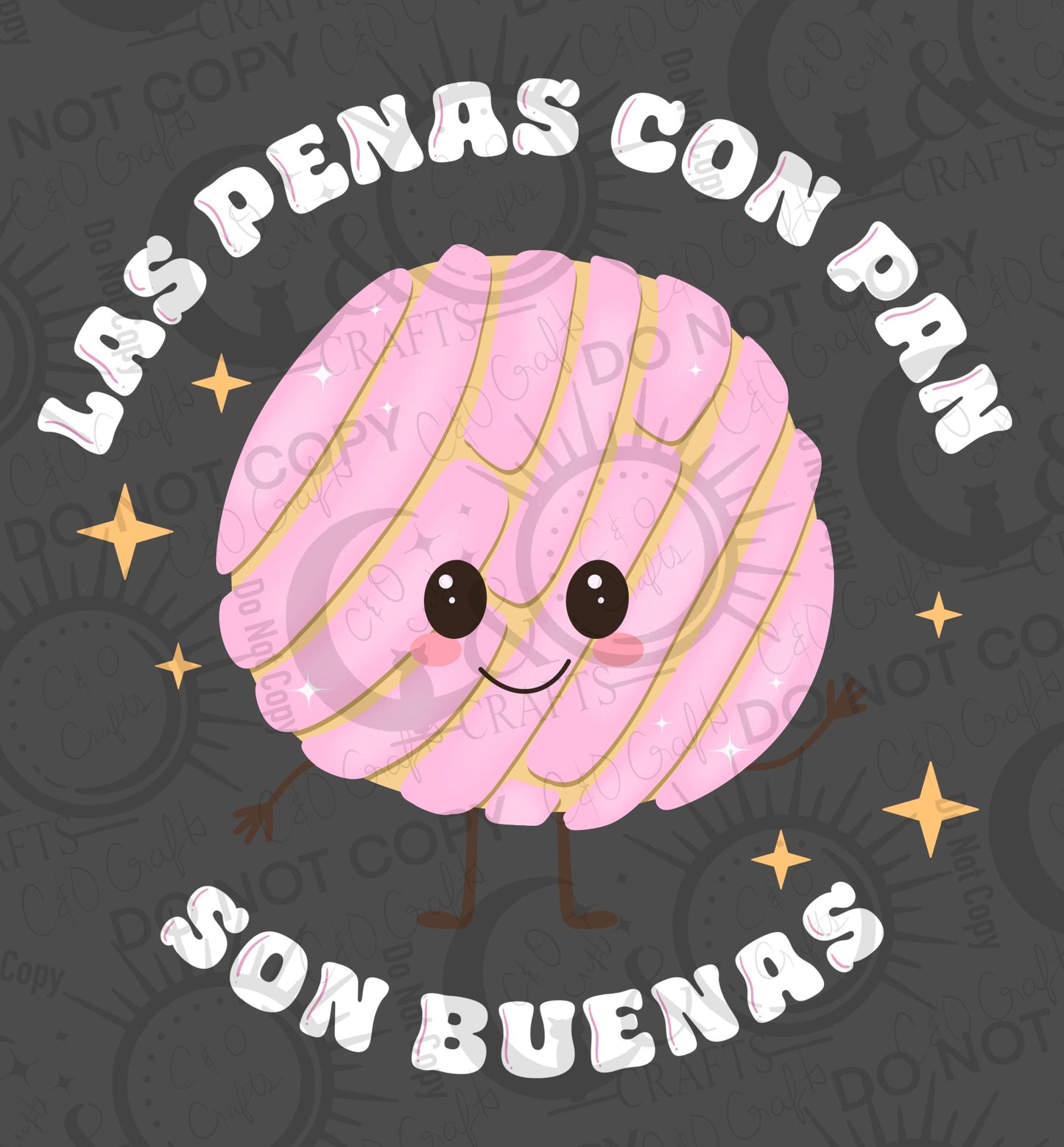 Penas Con Pan PNGs (Brown/White)