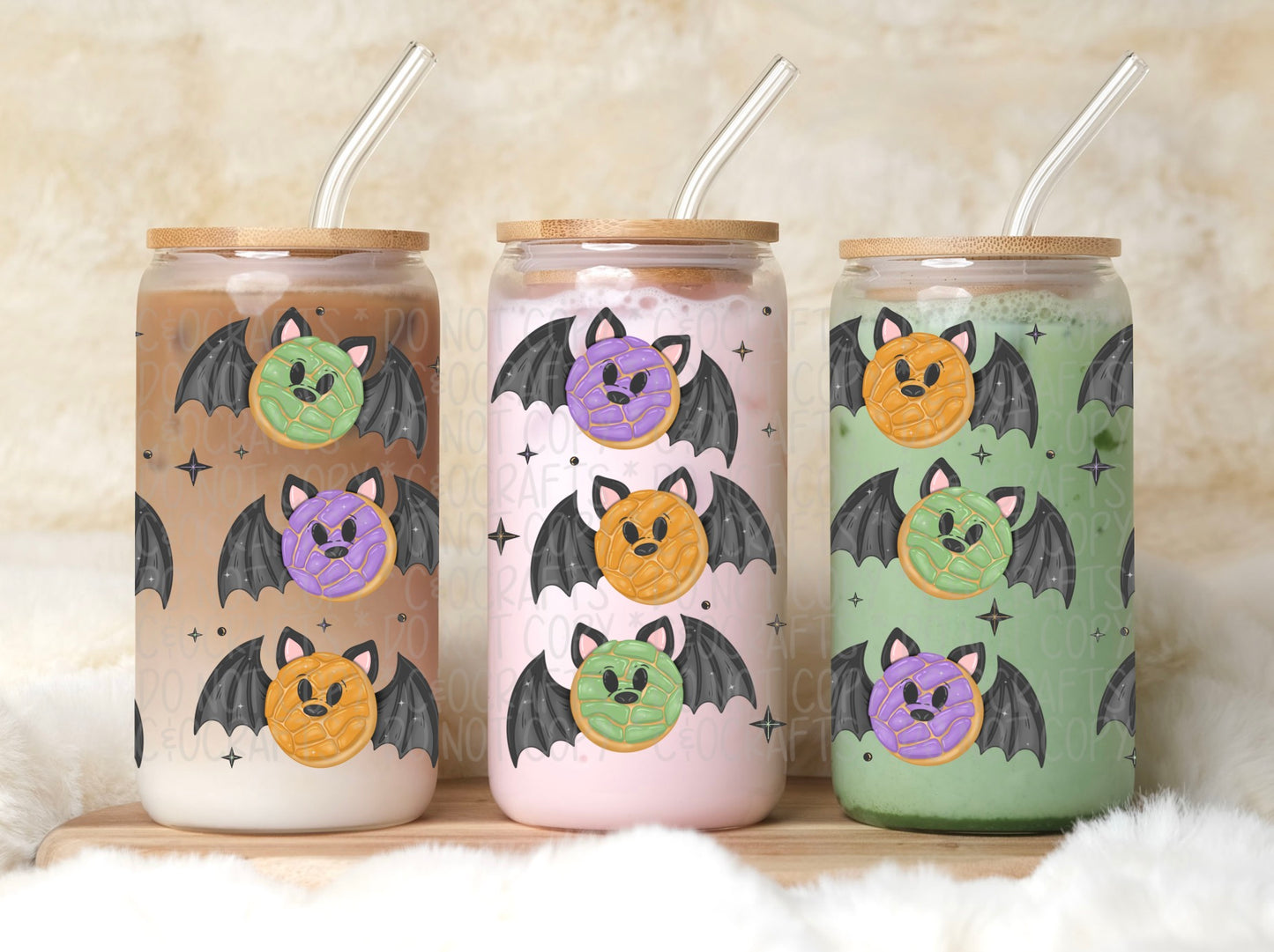 Concha Bats 16oz PNG