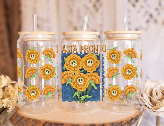 Hasta Pronto Blue 16oz PNG