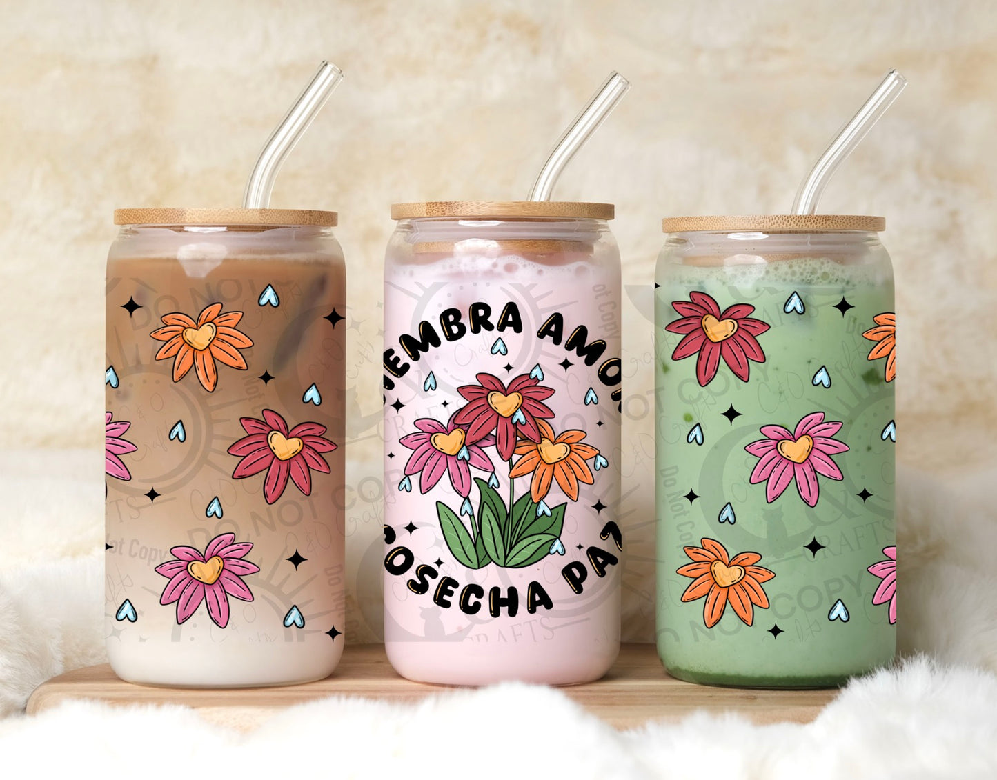 Siembra Amor 16oz PNG