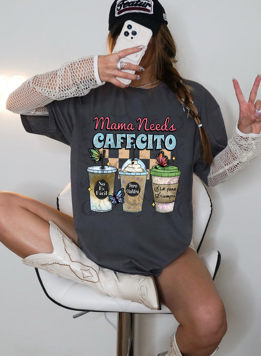 Mama Needs Cafecito PNG