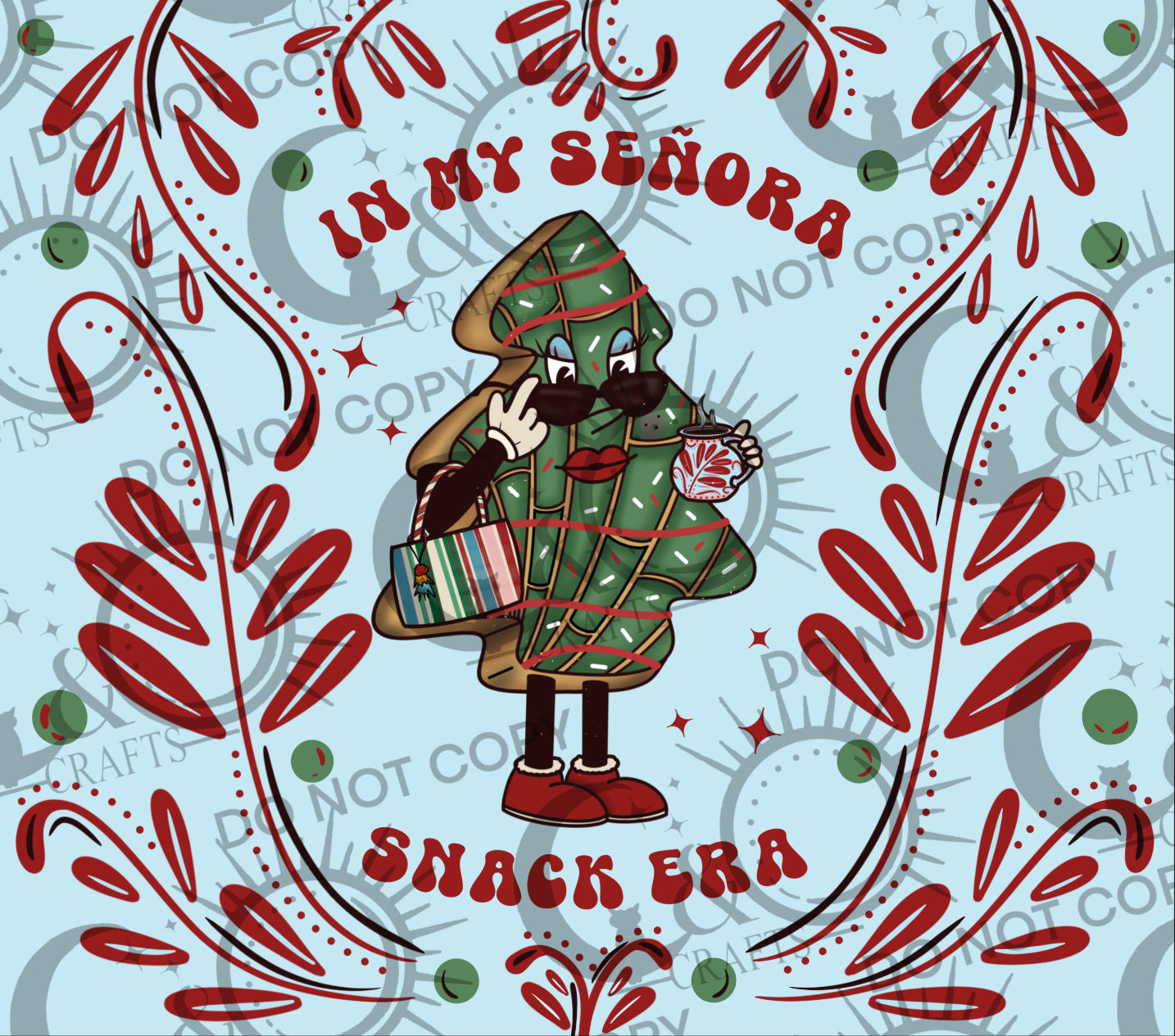 Señora Snack 20oz Tumbler wrap