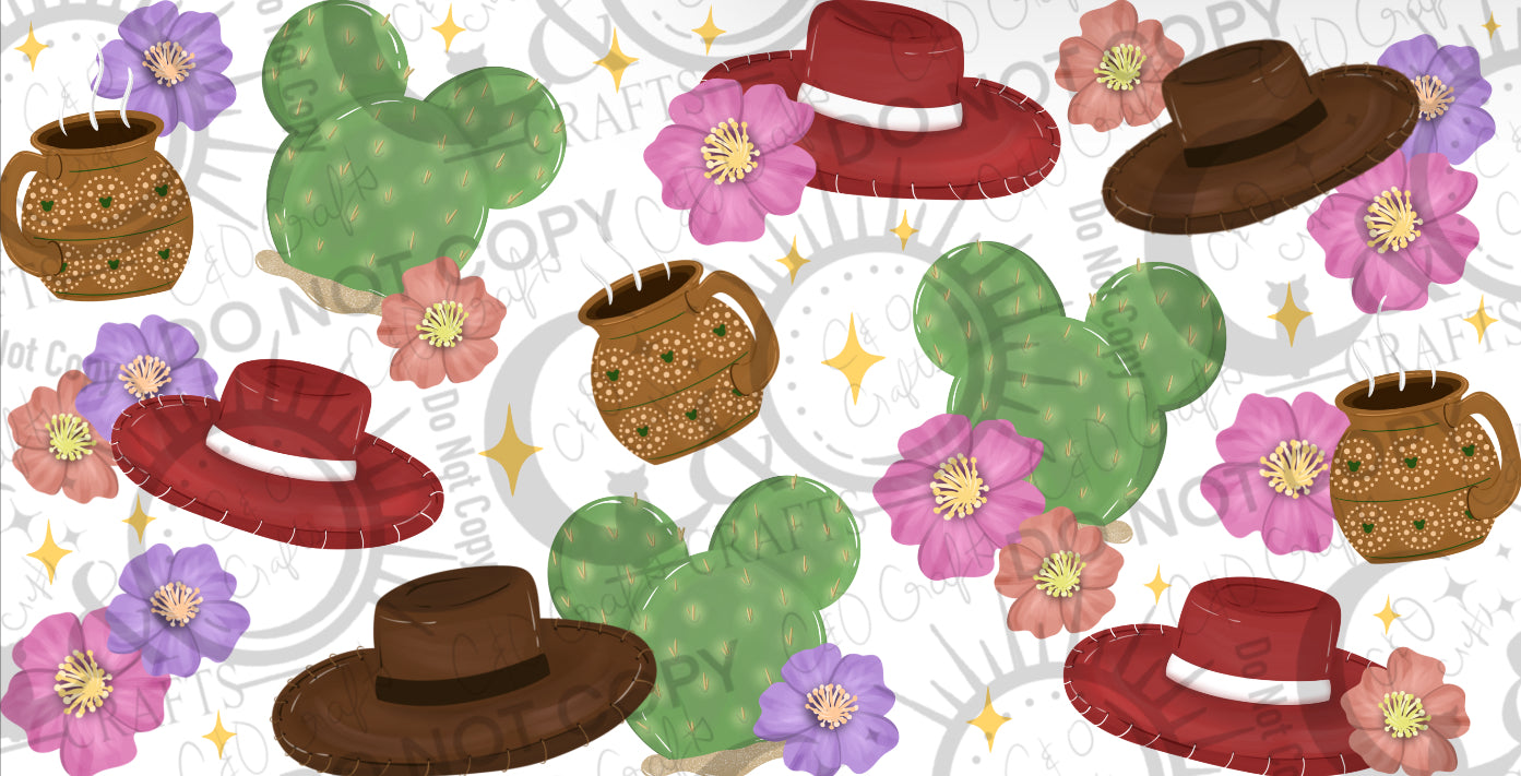 Cactus Mouse 16oz PNG