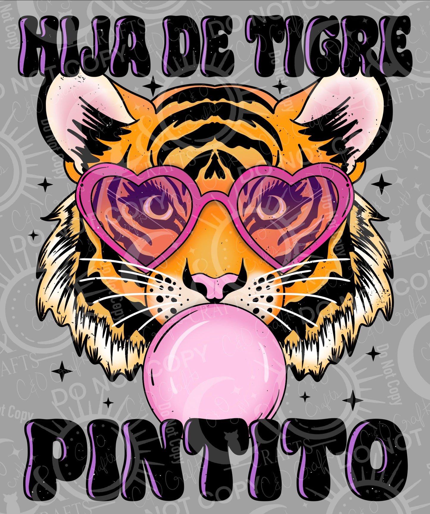 Hija de Tigre (black/white) PNGs