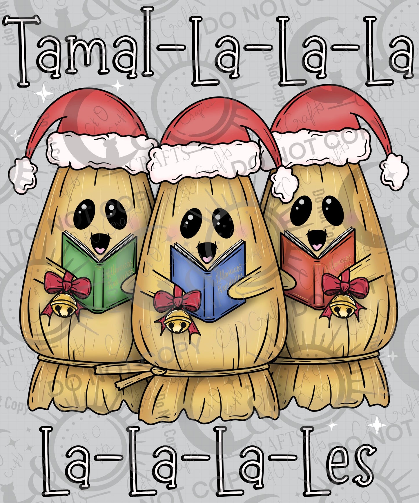 Villancico Tamales Inverted PNG