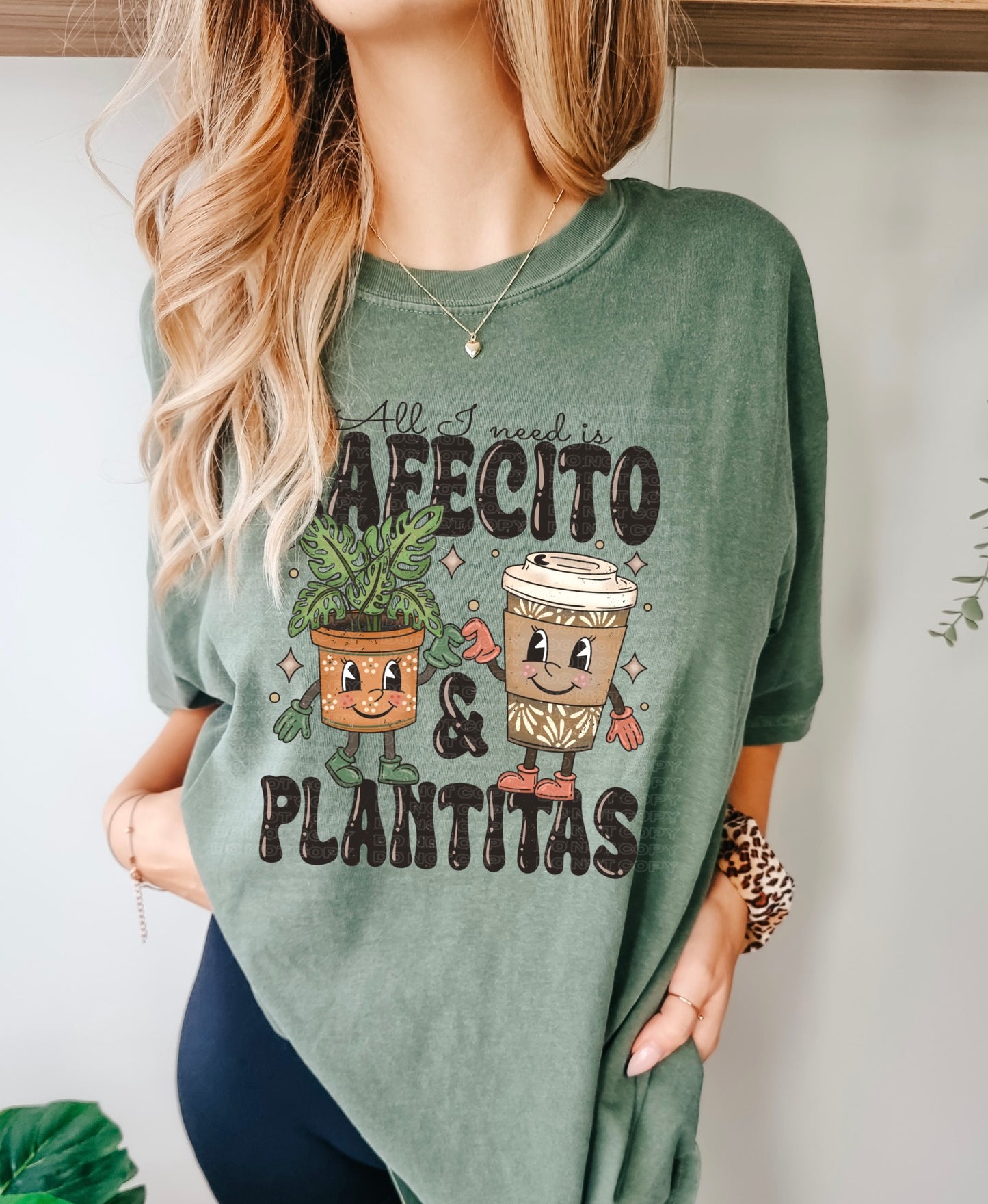 Café y Plantitas PNG