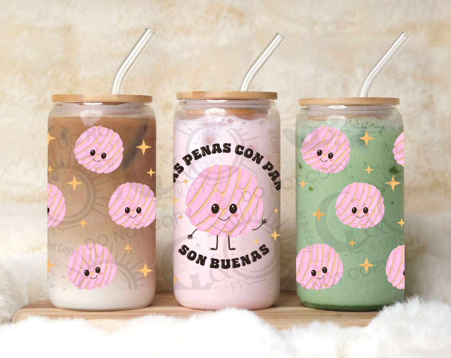 Penas con Pan 16oz PNG